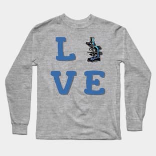 Love, microscope Long Sleeve T-Shirt